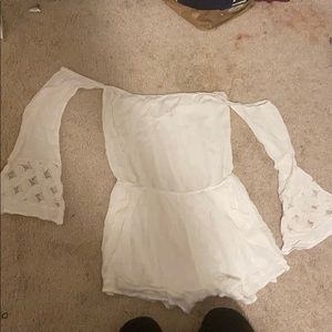 charlotte russe off the shoulder romper